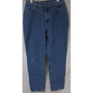 Lee Original Womens 12M Relaxed Tapered High Rise Heavy MOM Denim Jeans 30x31